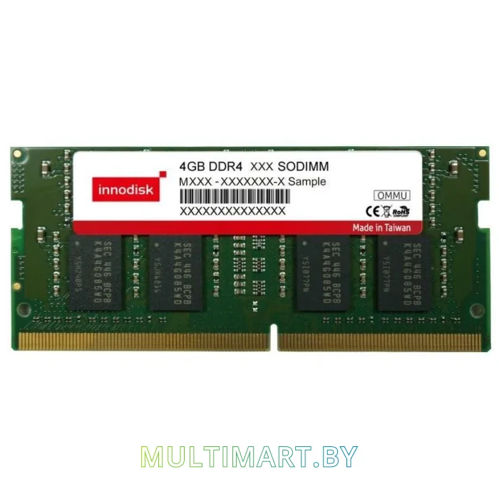 Оперативная память Innodisk 4GB DDR4 SODIMM PC4-25600 (M4S0-4GSSNCEM)